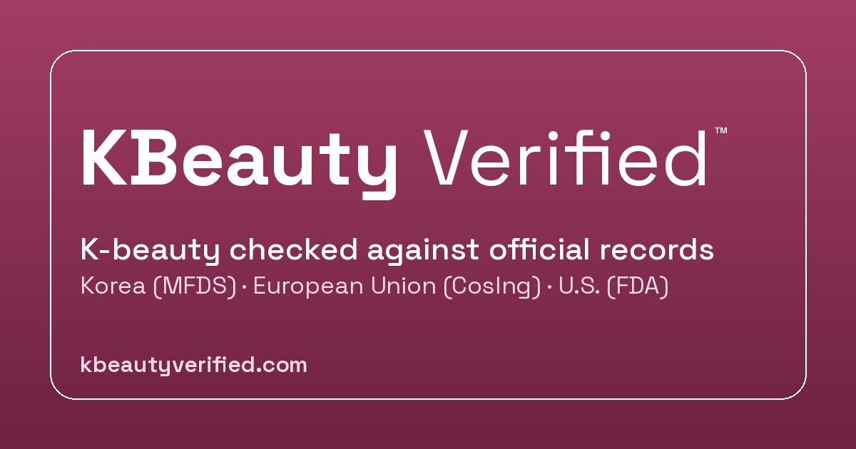 KBeauty Verified™